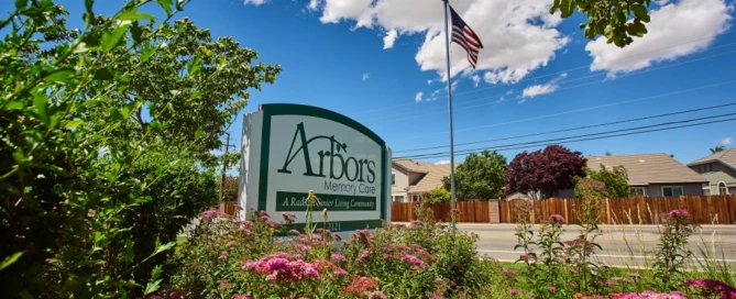 Arbors Memory Care signage
